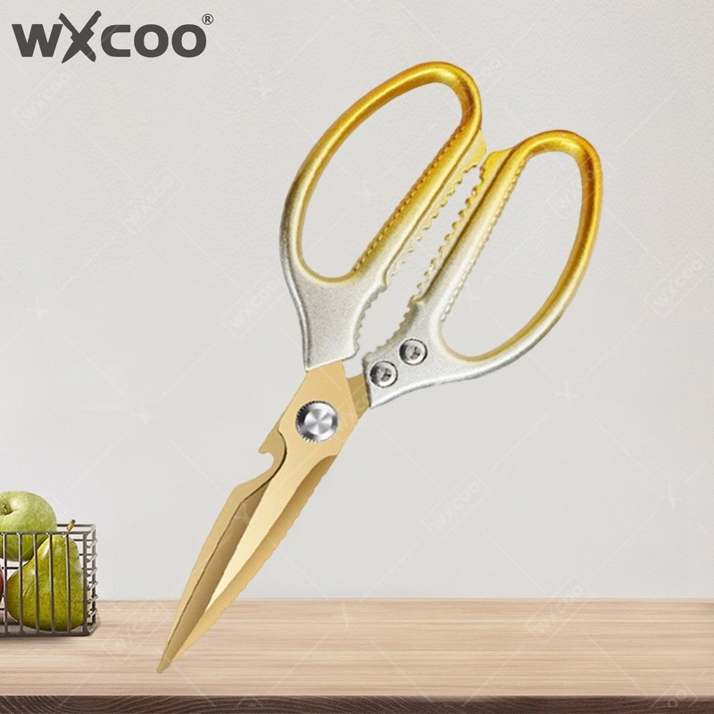 Home Cooking Help - WXCOO ステンレス鋼キッチンはさみ多機能家庭用切断ツール鶏の骨、魚の鱗、調理用