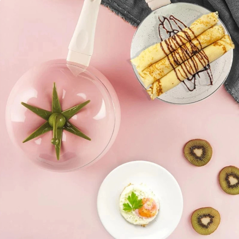 Home Cooking Cookbook - フルーツハントシェイプフライパン、調理鍋、鍋、誘導調理器、アルミニウム調理器具、焦げ付き防止、家庭用キッチン用品