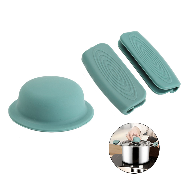 Home Cooking Cookbook - ユニバーサル耐熱鍋,キッチン調理器具,シリコンノブ,リフティングハンドルカバー,家庭用ウォーターボトル,1個,2個
