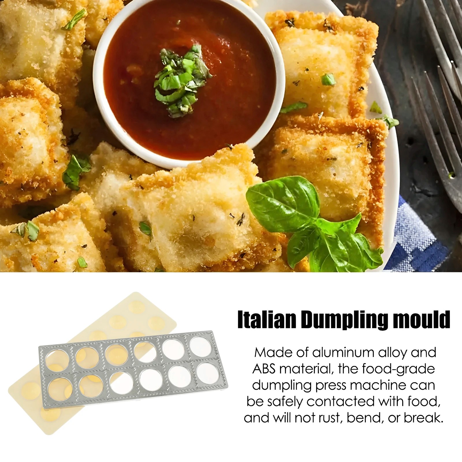 餃子型 12穴 ラビオリプレス型 手動 イタリア餃子メーカー - Home Cooking Help のレビューと価格