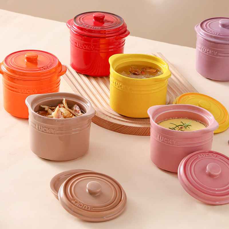 二重蓋セラミックボウル、鳥の巣蒸し卵ボウルデザートカップスト - Home Cooking Help のレビューと価格