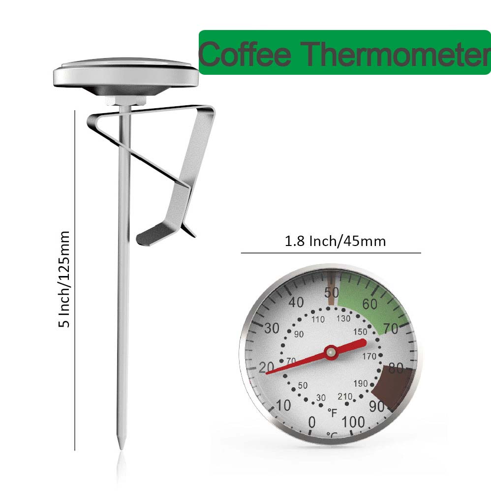 0-100 ° C 食品温度計ステンレス鋼コーヒーミルク温度 - Home Cooking Help のレビューと価格