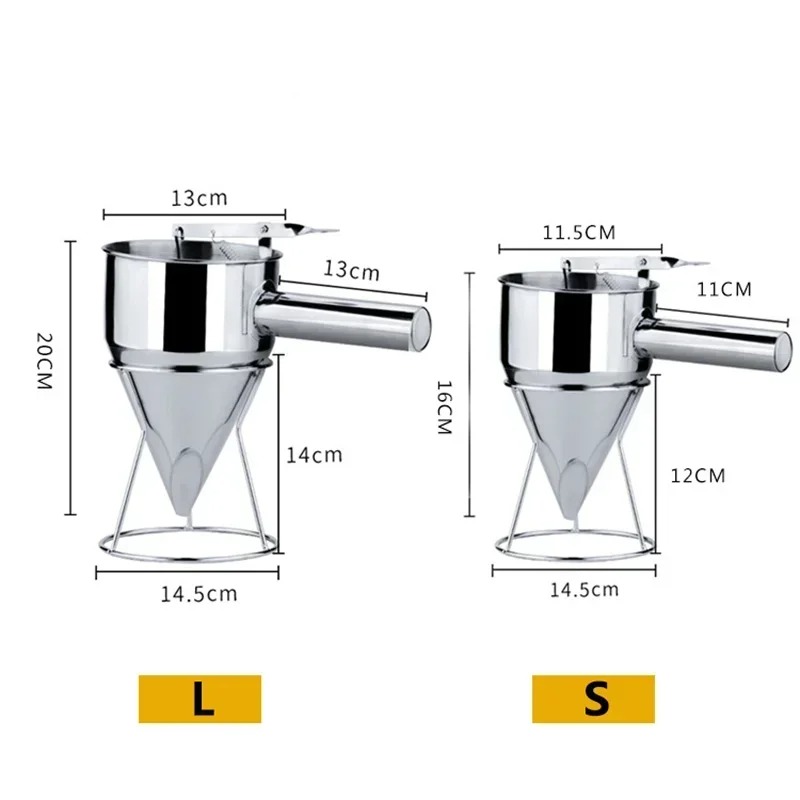 600/1200MLステンレス製液体漏斗ディスペンサー、タコ - Home Cooking Help のレビューと価格
