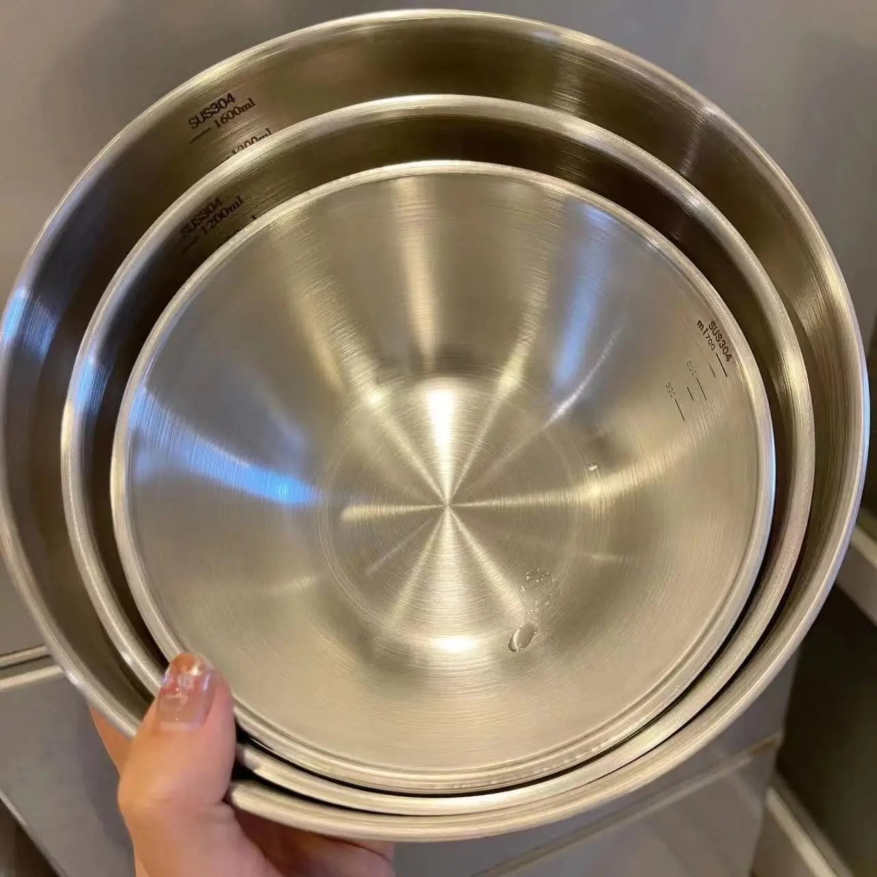 1～3個のステンレス製ボウルセット、計量機能付き、調理、ベー - Home Cooking Cookbook のレビューと価格