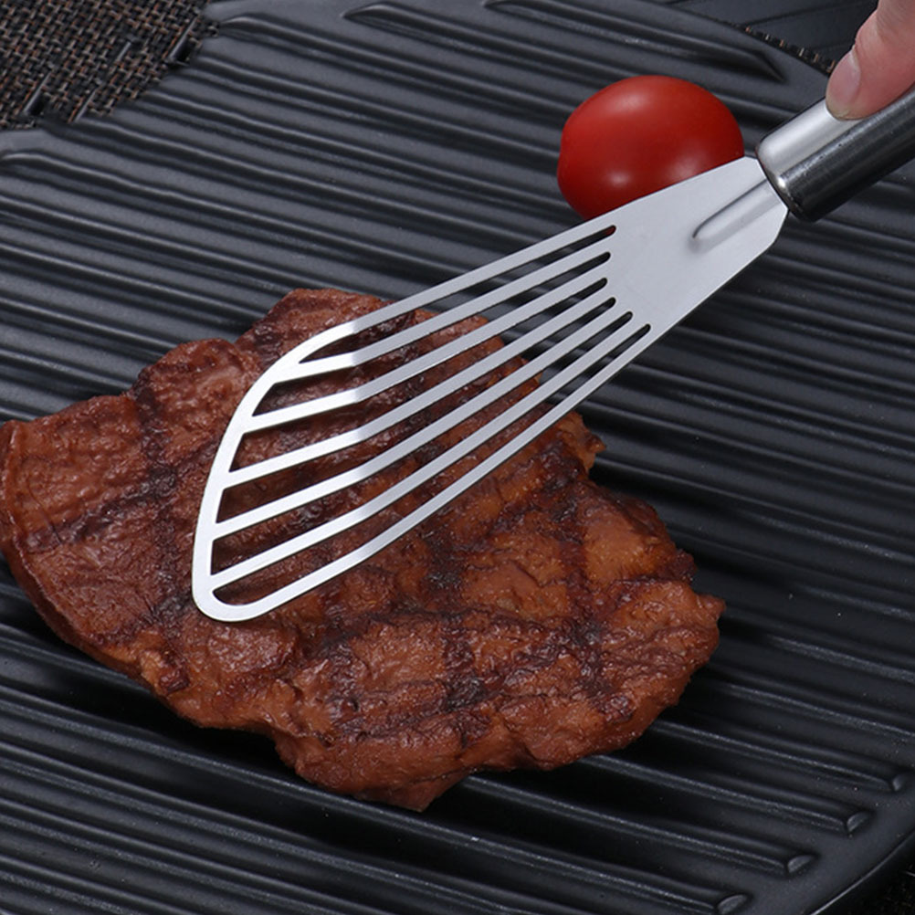 3 個ステンレス鋼スパチュラステーキフライ魚用スロット付きタ - Home Cooking Help のレビューと価格