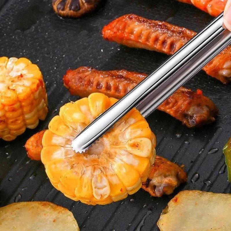 ステンレス製調理用トング 韓国バーベキューフードグリッパー  - Home Cooking Help のレビューと価格