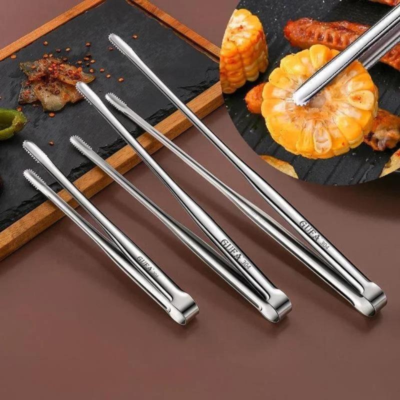 ステンレス製調理用トング 韓国バーベキューフードグリッパー  - Home Cooking Help のレビューと価格
