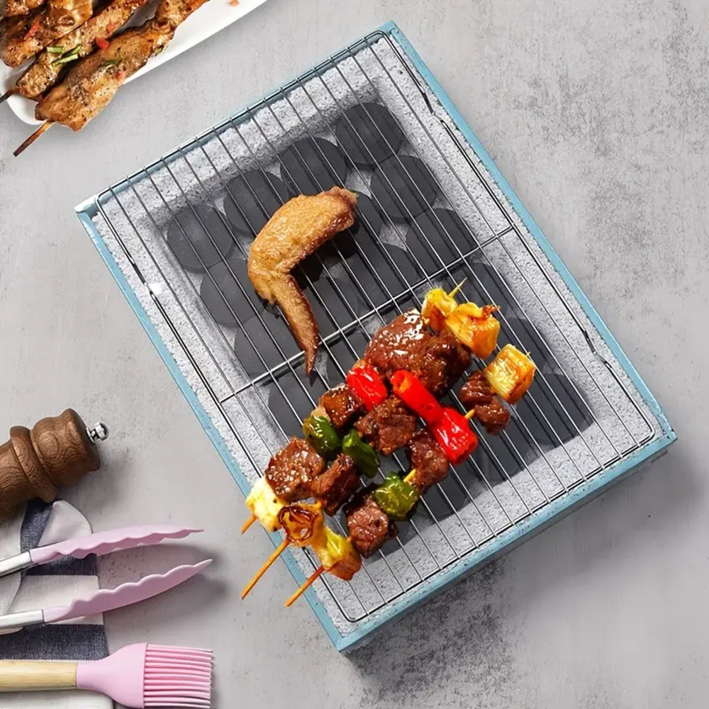 ステンレススチール バーベキューメッシュマット 再利用可能  - Home Cooking Help のレビューと価格