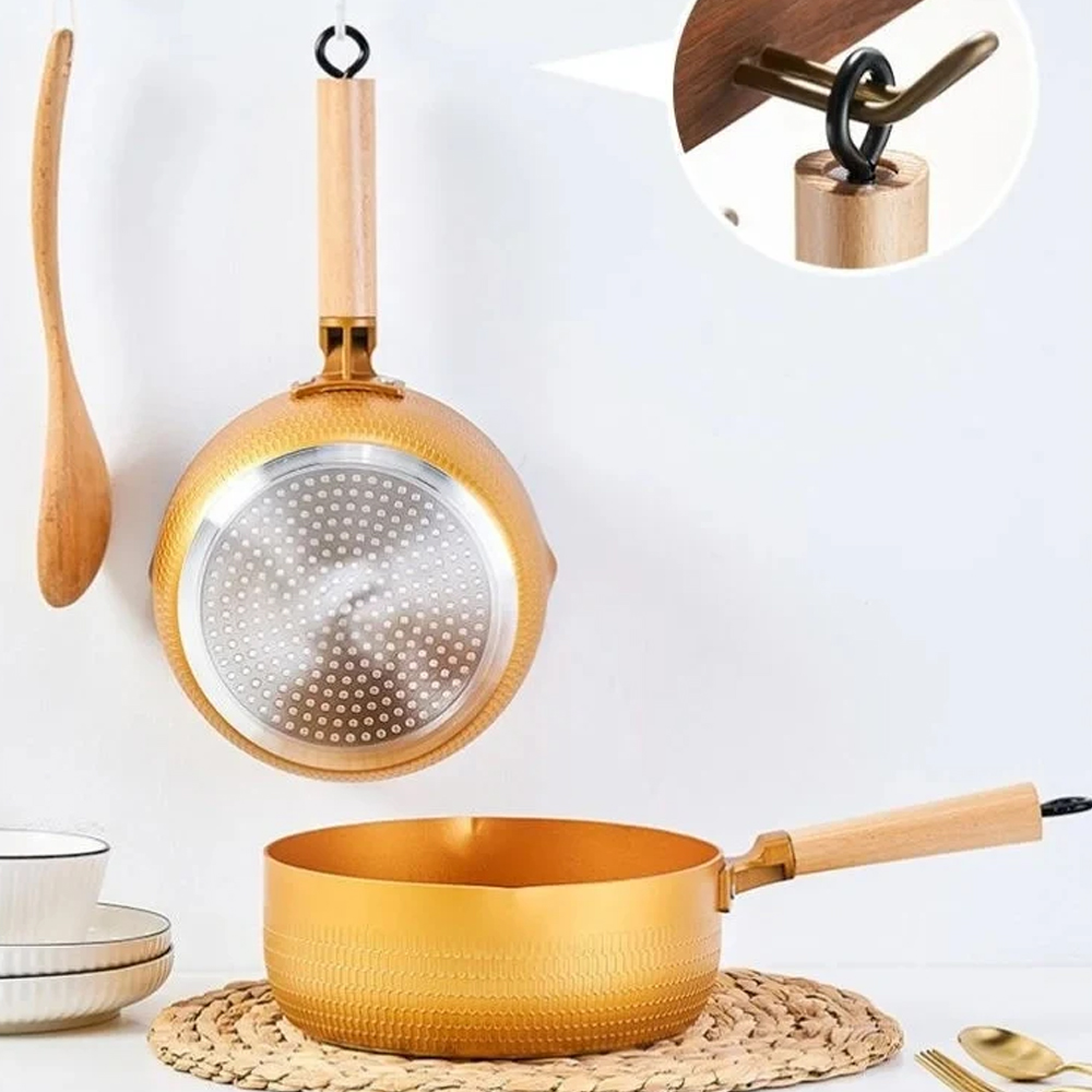 18/20/24cm ゴールドスープポット 日本風雪鍋 ノン - Home Cooking Cookbook のレビューと価格